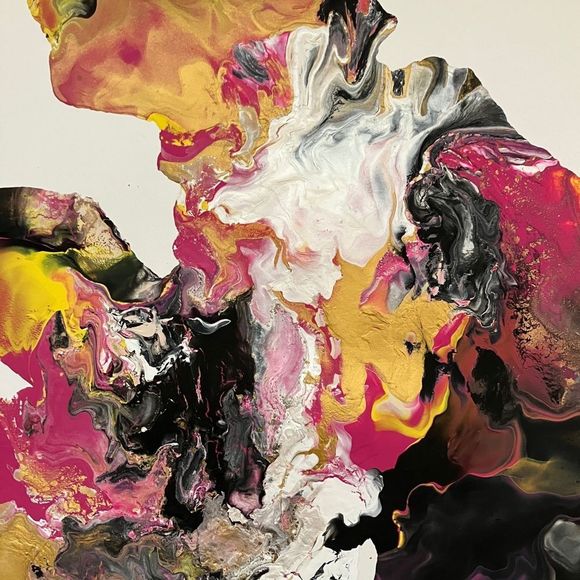 New Original Signed Artwork Acrylic Paint on Acid Free Paper - Picture 3 of 6